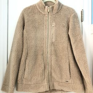 Calvin Klein zip up Sherpa